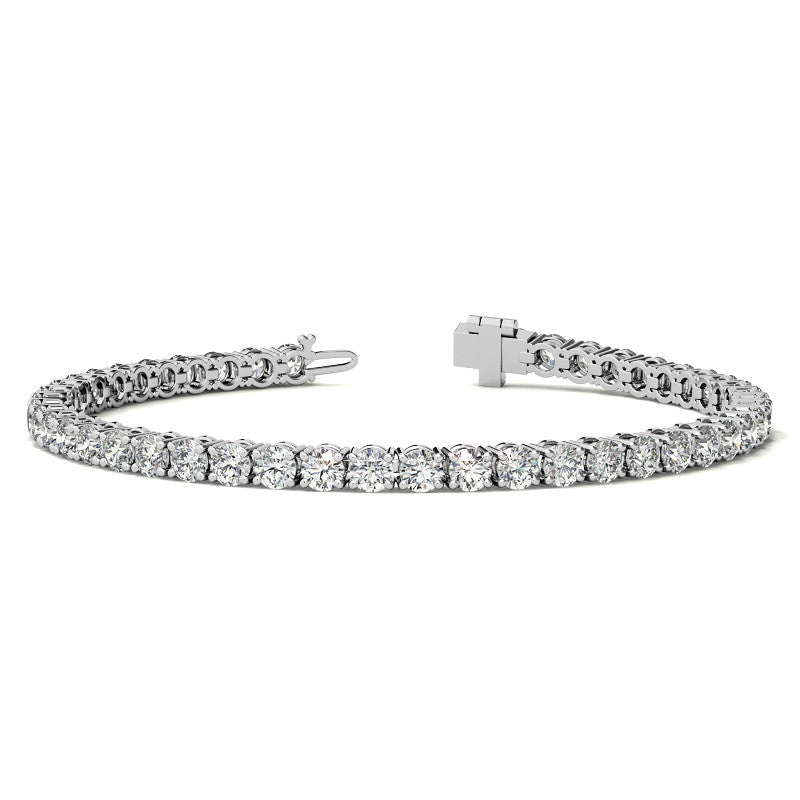 Lab Grown Diamond Bracelet – 6.5 CTW Tennis Bracelet | 14K Gold, AGI Certified