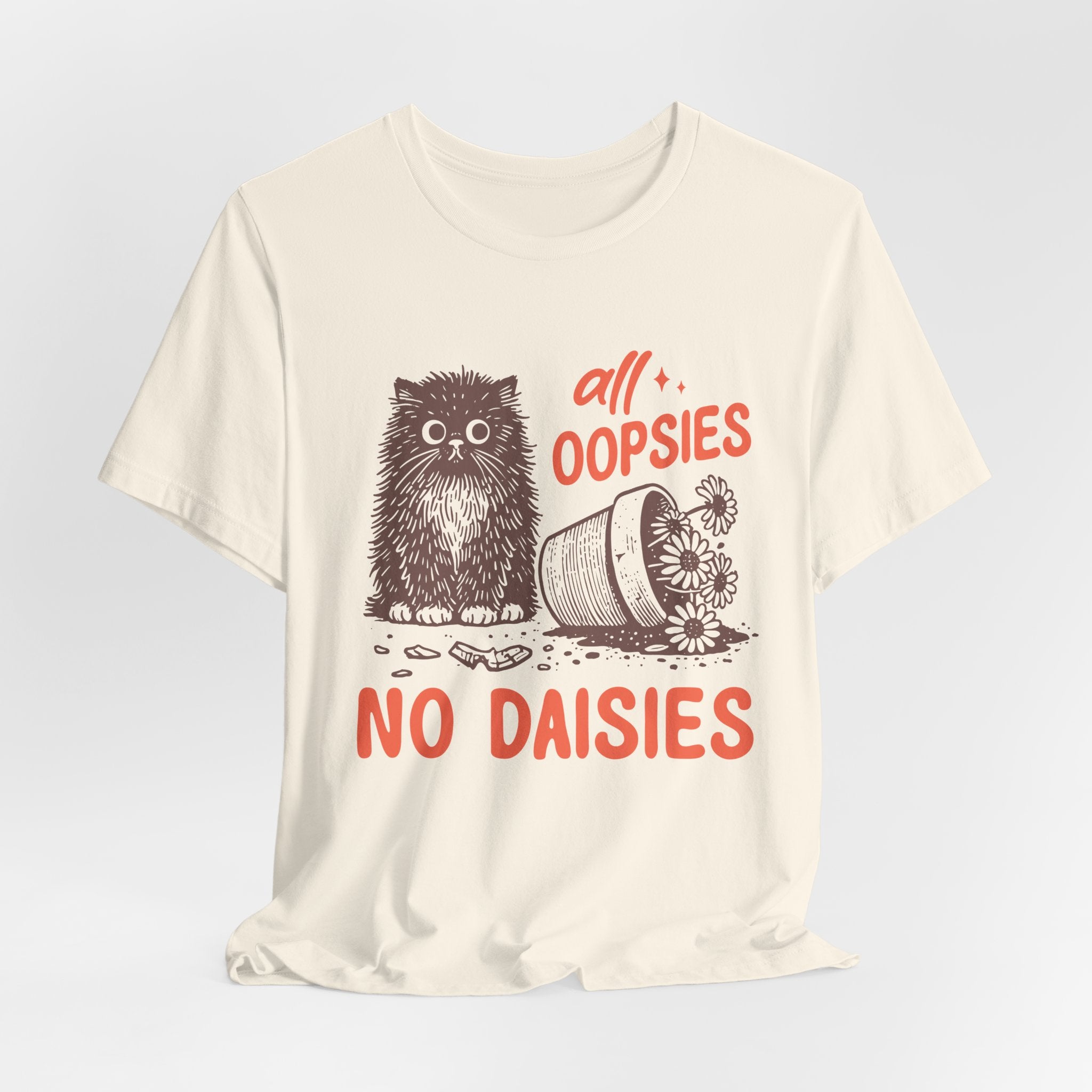 Cute Cat T-Shirt – Playful Graphic Tee With Whimsical Design & Soft Breathable Fabric