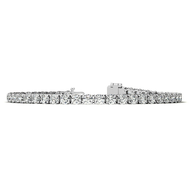 Lab Grown Diamond Bracelet – 6.5 CTW Tennis Bracelet | 14K Gold, AGI Certified
