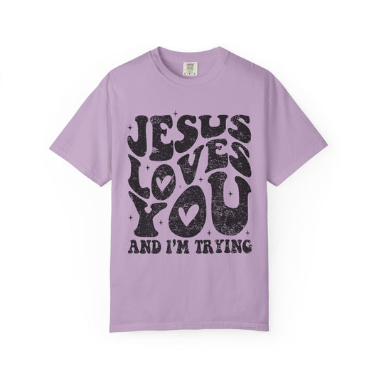 Jesus Loves You Unisex T-Shirt, Casual Faith Tee, Inspirational Gift, Christian Apparel, Everyday Wear, Encouraging Shirt