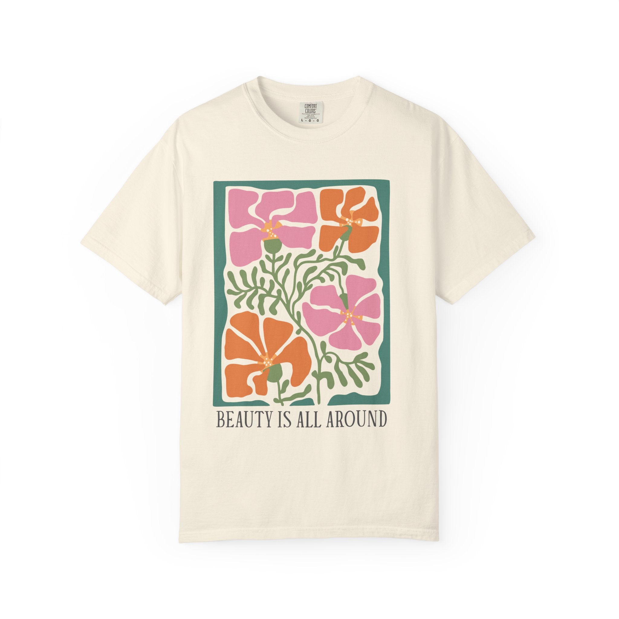 Bold Bloom Tee – Artistic Floral T-Shirt With Vibrant Flower Print | Soft Cotton Fabric