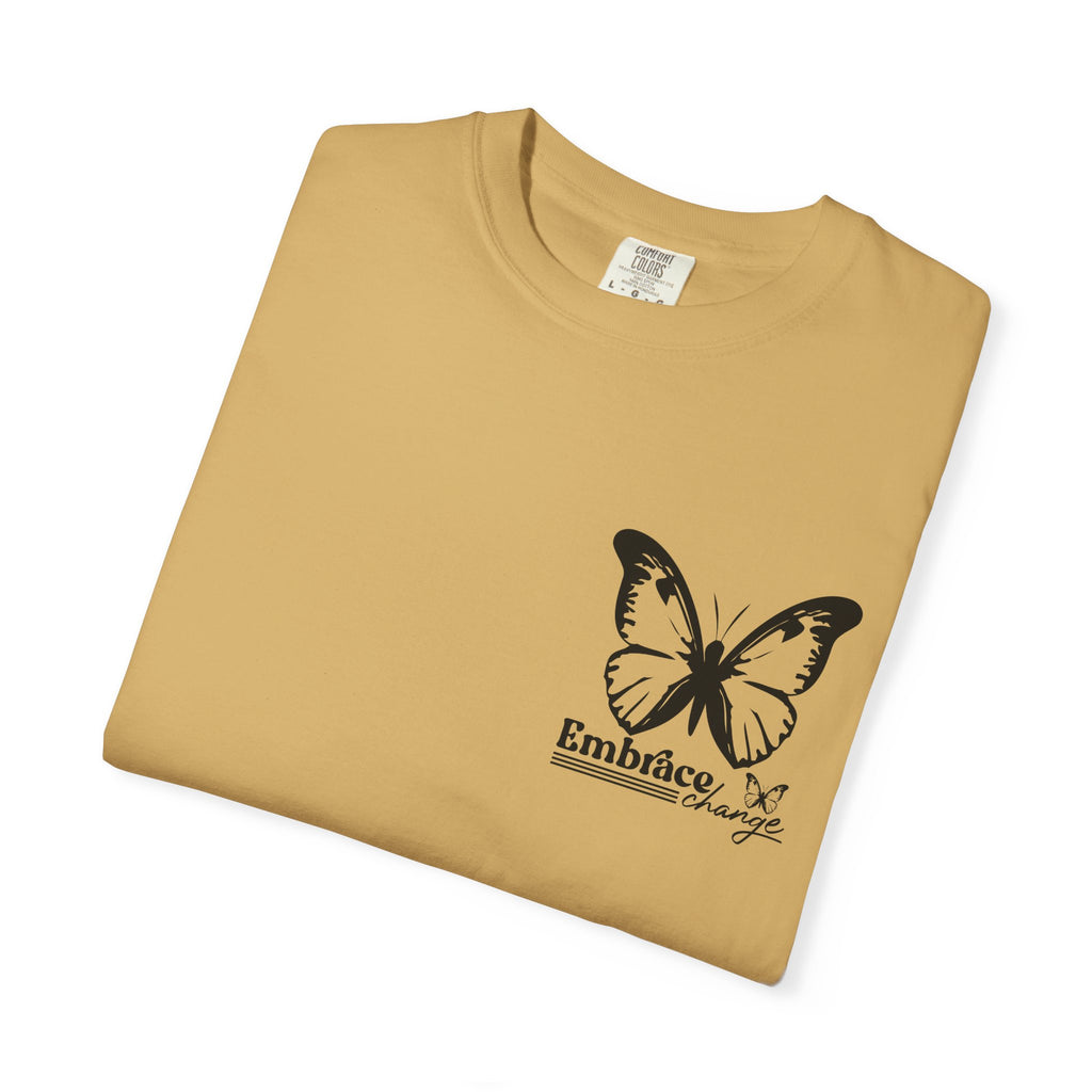 Butterfly Tee - Minimalist Inspirational Graphic Tee With Soft Cotton Fabric