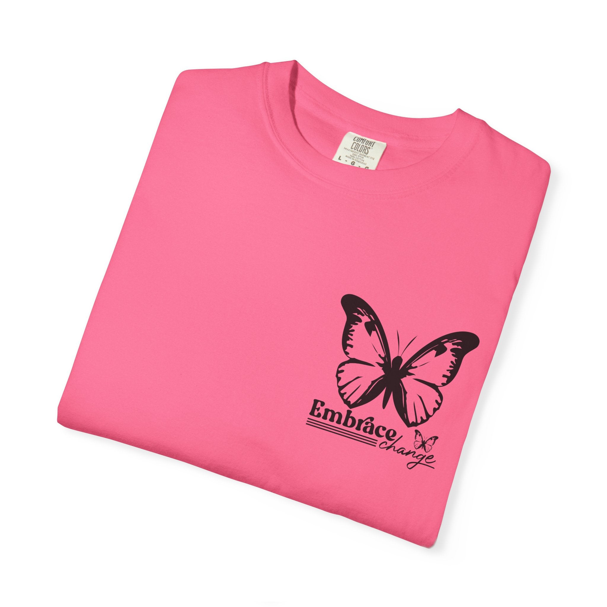 Inspirational Graphic T-Shirt – Minimalist Butterfly Tee | Boho Cat Shirt, Soft Cotton