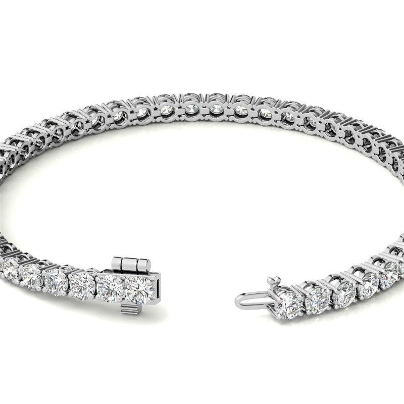Lab Grown Diamond Bracelet – 6.5 CTW Tennis Bracelet | 14K Gold, AGI Certified