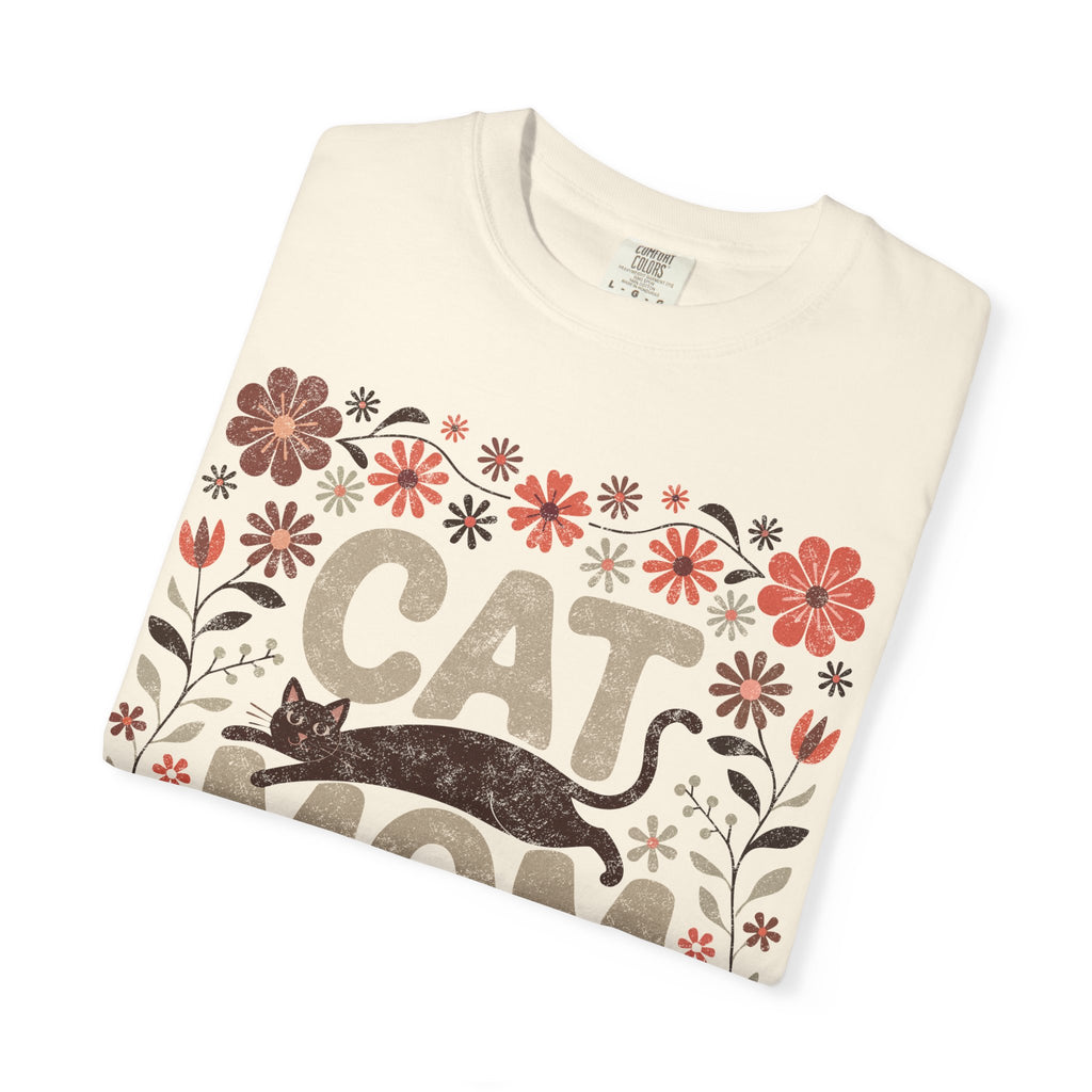 Vintage Cat Mom Tee – Cozy Pet Apparel | Soft Cotton Casual Cat Top