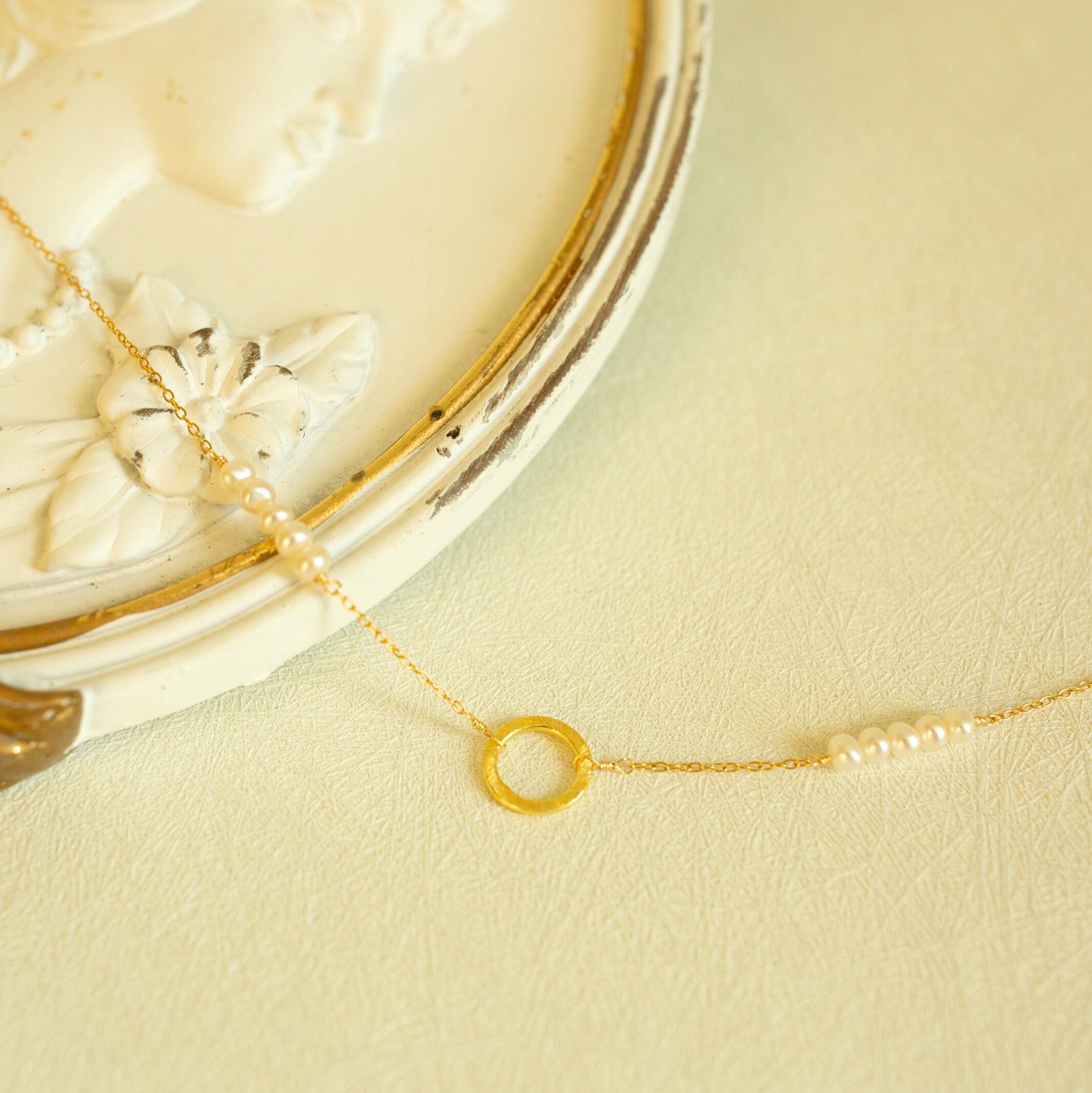 Solara Necklace – Handmade Adjustable Chain Gold Vermeil Necklace with Gemstones
