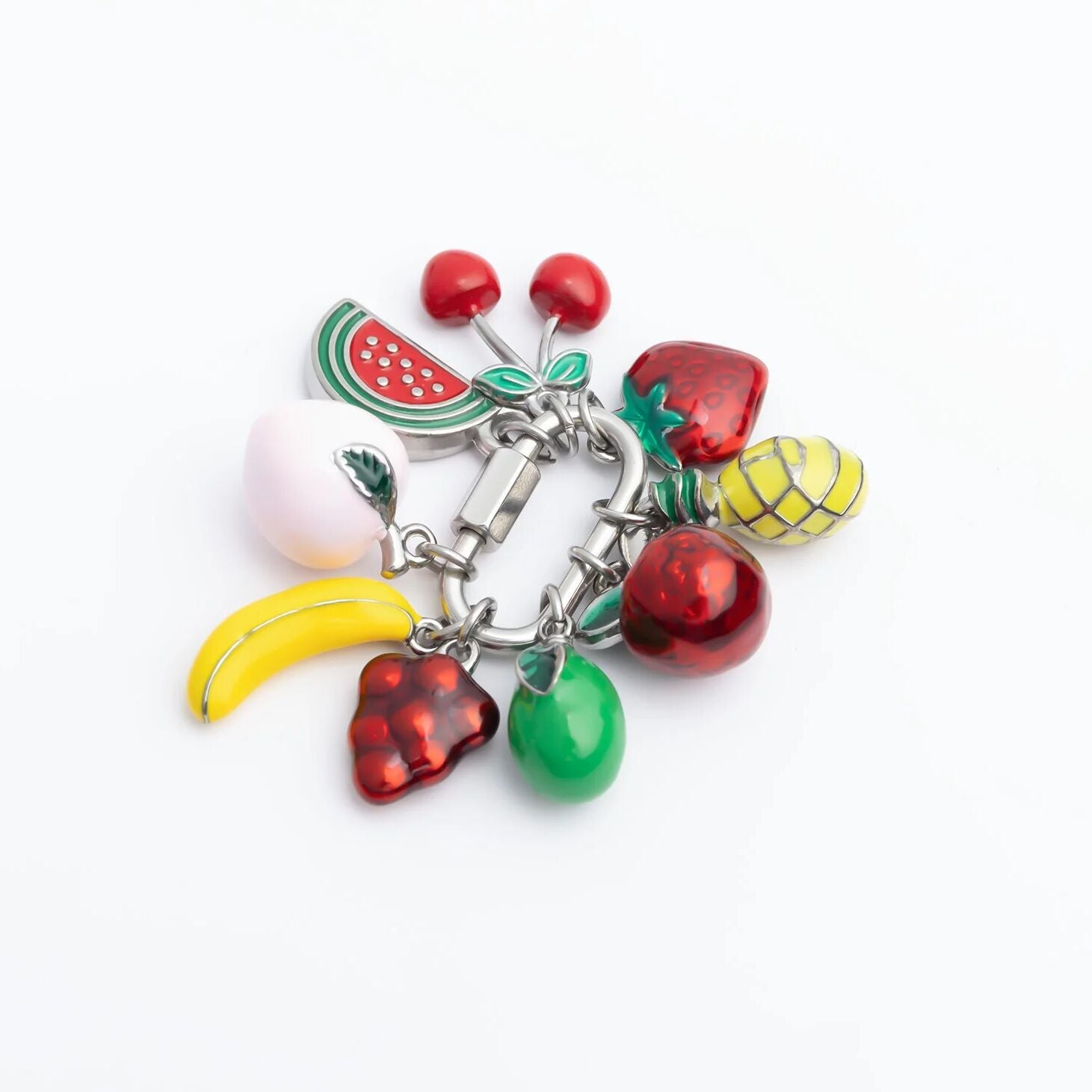 Fruit Charm Set – 18K Gold Stainless Steel Summer Charm Set | Hypoallergenic Jewelry