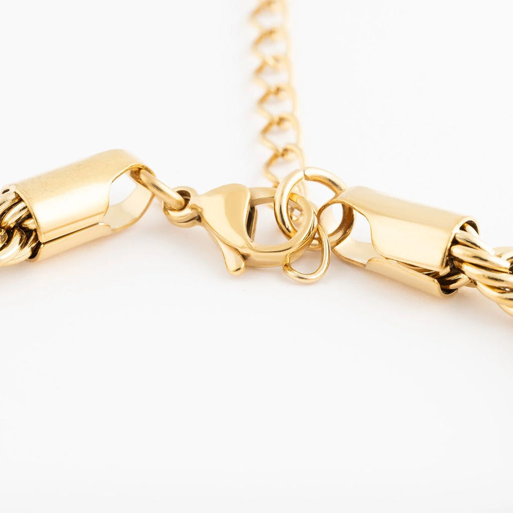 Wholesale jewelry 14K Gold Filled Plus™ Rope Chain Bracelet- Clasp  