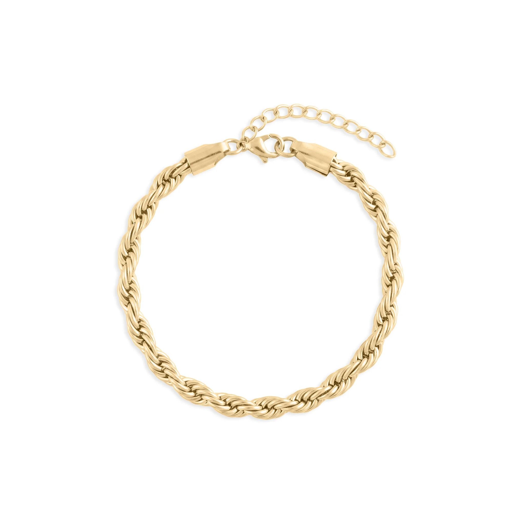 Wholesale jewelry 14K Gold Filled Plus™ Rope Chain Bracelet- Main  
