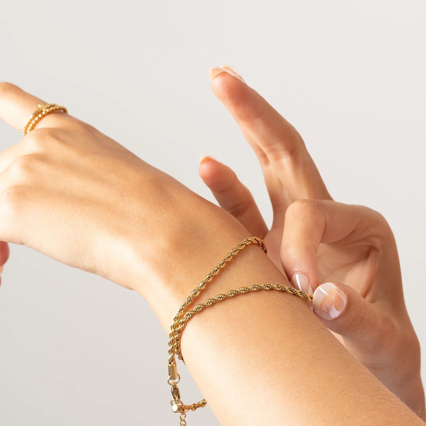 Wholesale jewelry 14K Gold Filled Plus™ Rope Chain Bracelet- Model  