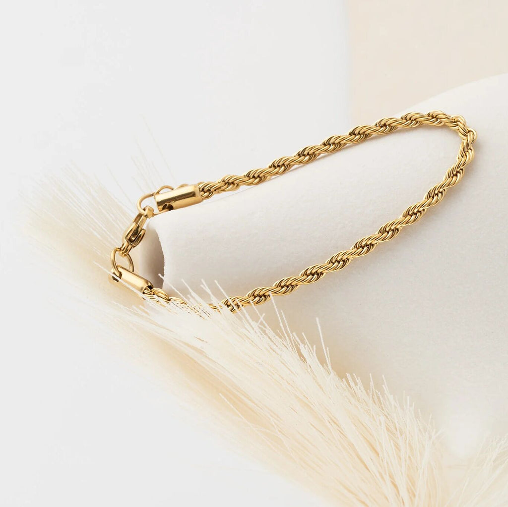 Wholesale jewelry 14K Gold Filled Plus™ Rope Chain Bracelet- Studio  