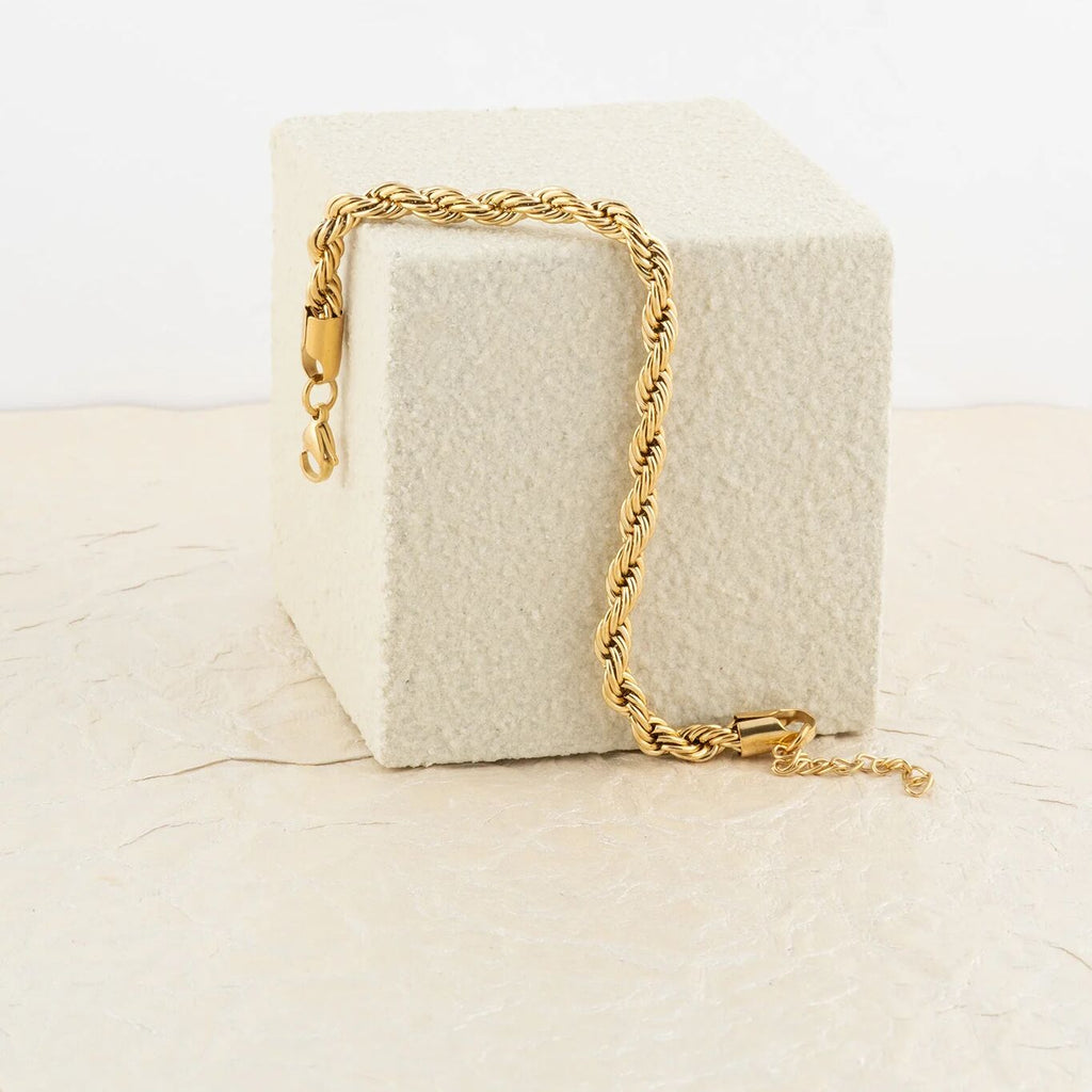 Wholesale jewelry 14K Gold Filled Plus™ Rope Chain Bracelet- Studio  