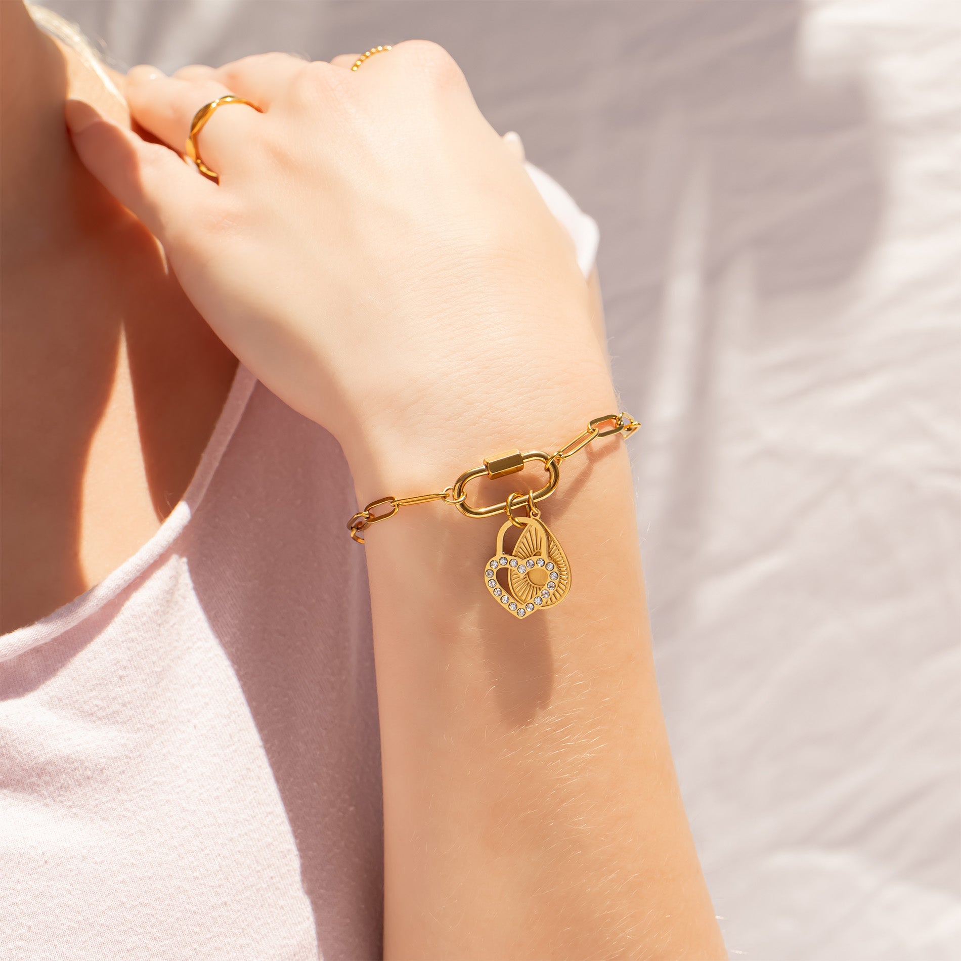 Paperclip Carabiner Bracelet