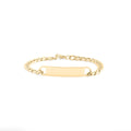 Wholesale jewelry 14K Gold Filled Plus™ Blank ID Curved Bar Bracelet- main 