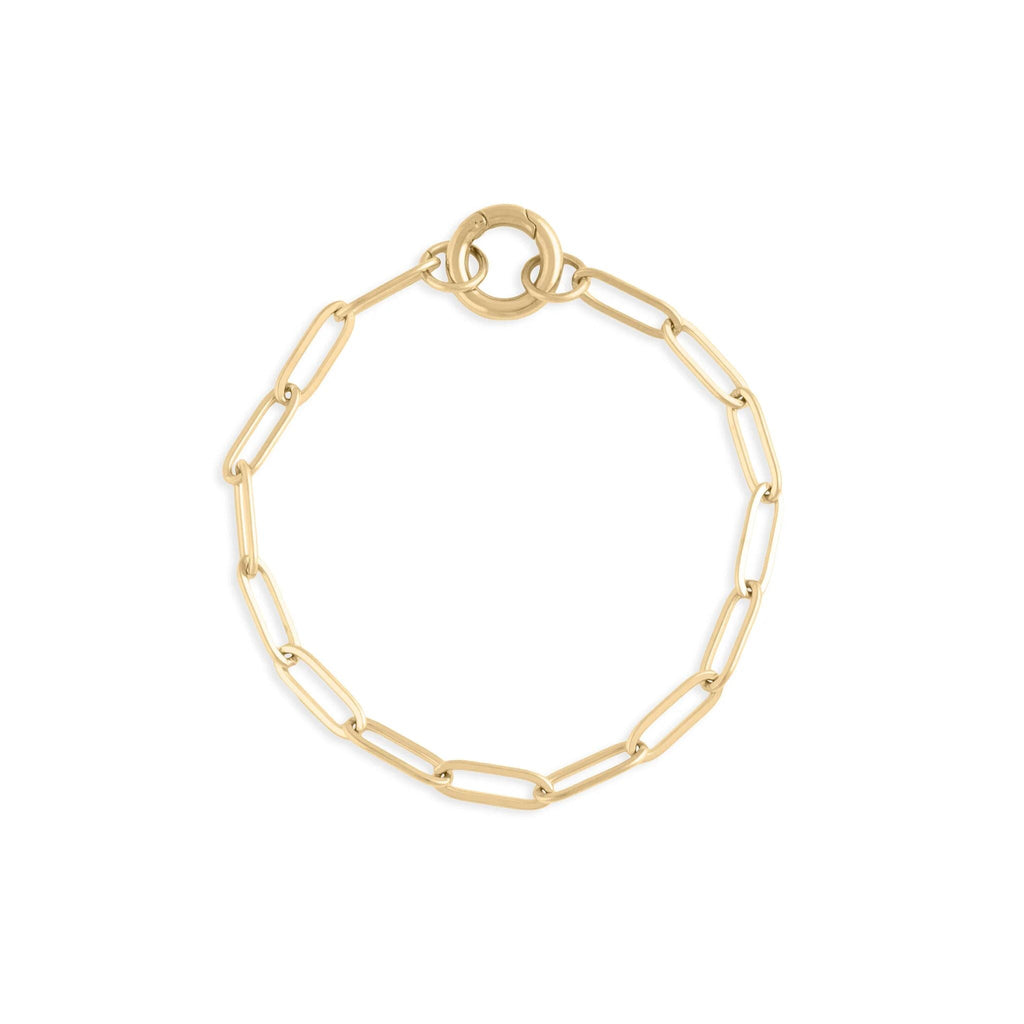 Wholesale jewelry 14K Gold Filled Plus™ Charm Keeper Chain Bracelet- Main 