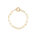 Wholesale jewelry 14K Gold Filled Plus™ Charm Keeper Chain Bracelet- Main 