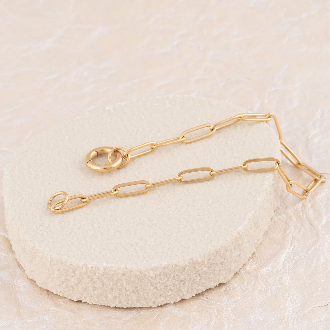 Wholesale jewelry 14K Gold Filled Plus™ Charm Keeper Chain Bracelet- Studio 