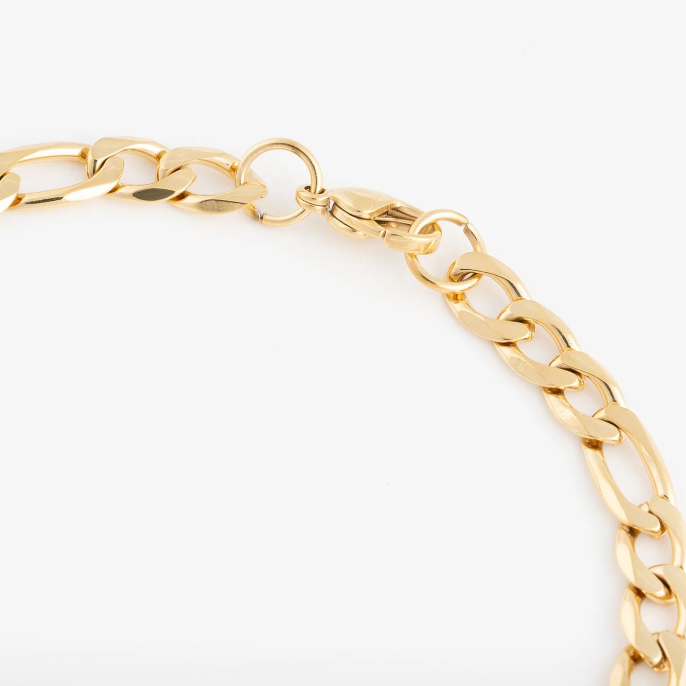 Wholesale jewelry 14K Gold Filled Plus™ Figaro Chain Bracelet- clasp 
