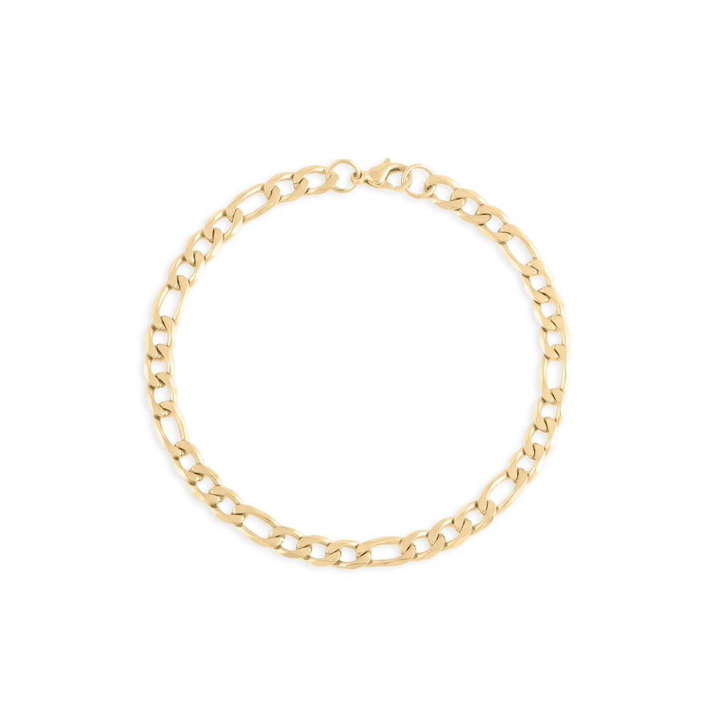 Wholesale jewelry 14K Gold Filled Plus™ Figaro Chain Bracelet- main 