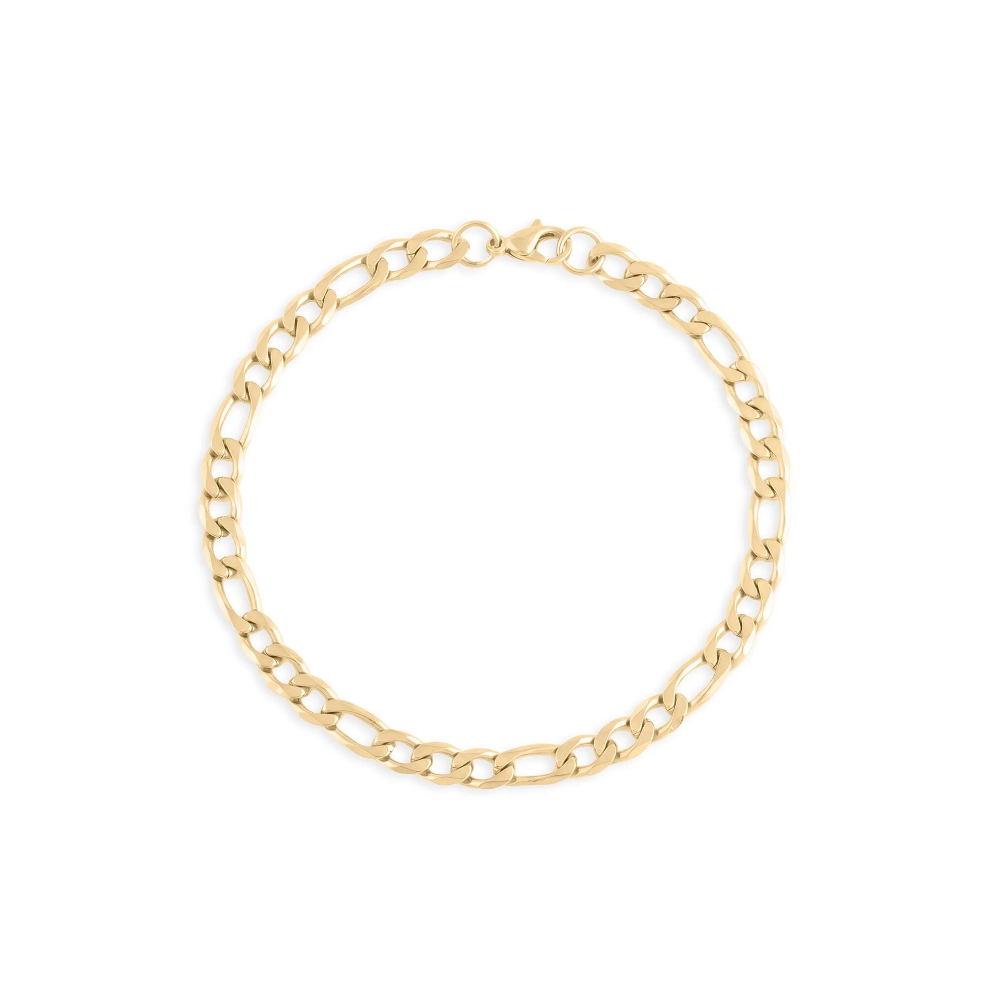 Wholesale jewelry 14K Gold Filled Plus™ Figaro Chain Bracelet- main 