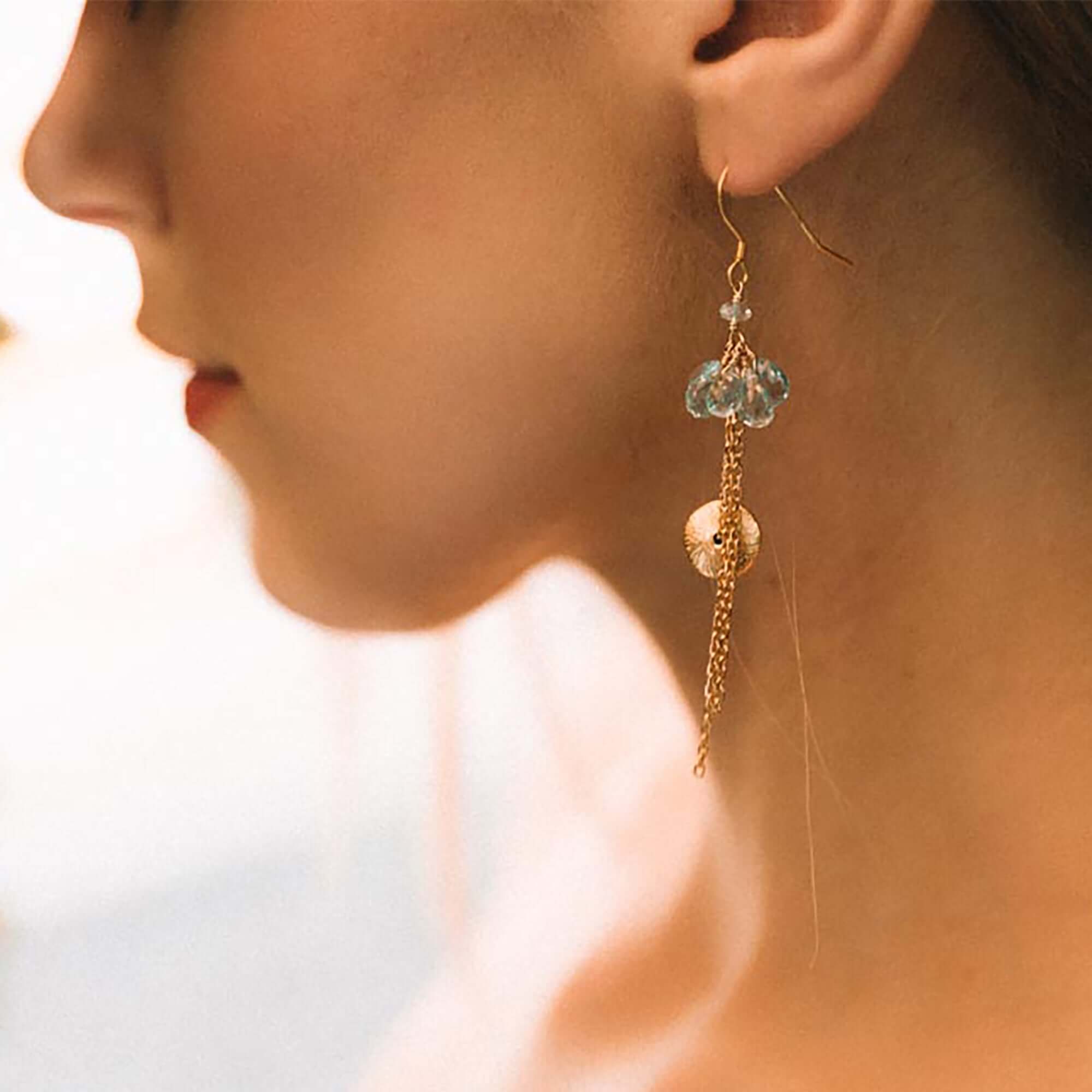 Amethyst En Pointe Earrings