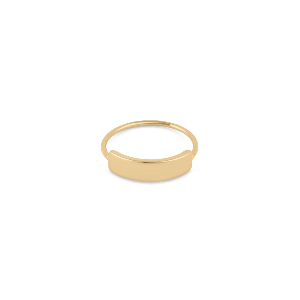 Wholesale Jewelry 14K Gold Filled Plus Blank Stamping Ring- Main