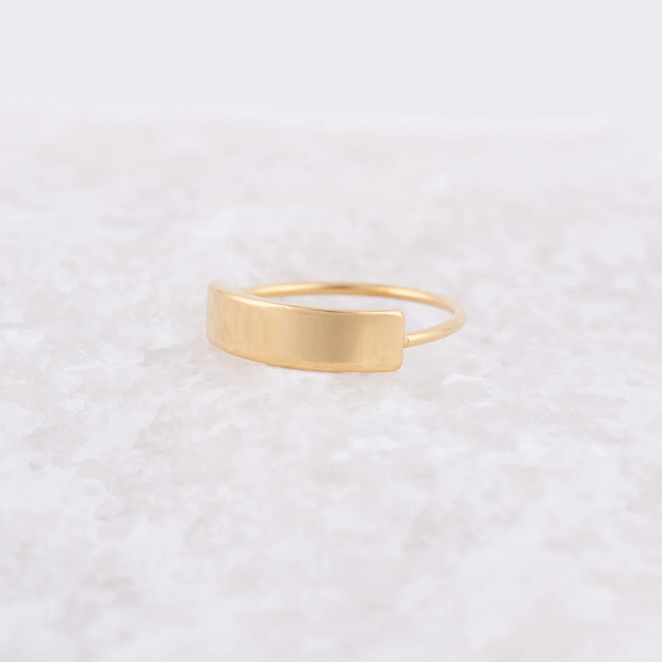 Wholesale Jewelry 14K Gold Filled Plus Blank Stamping Ring- Studio