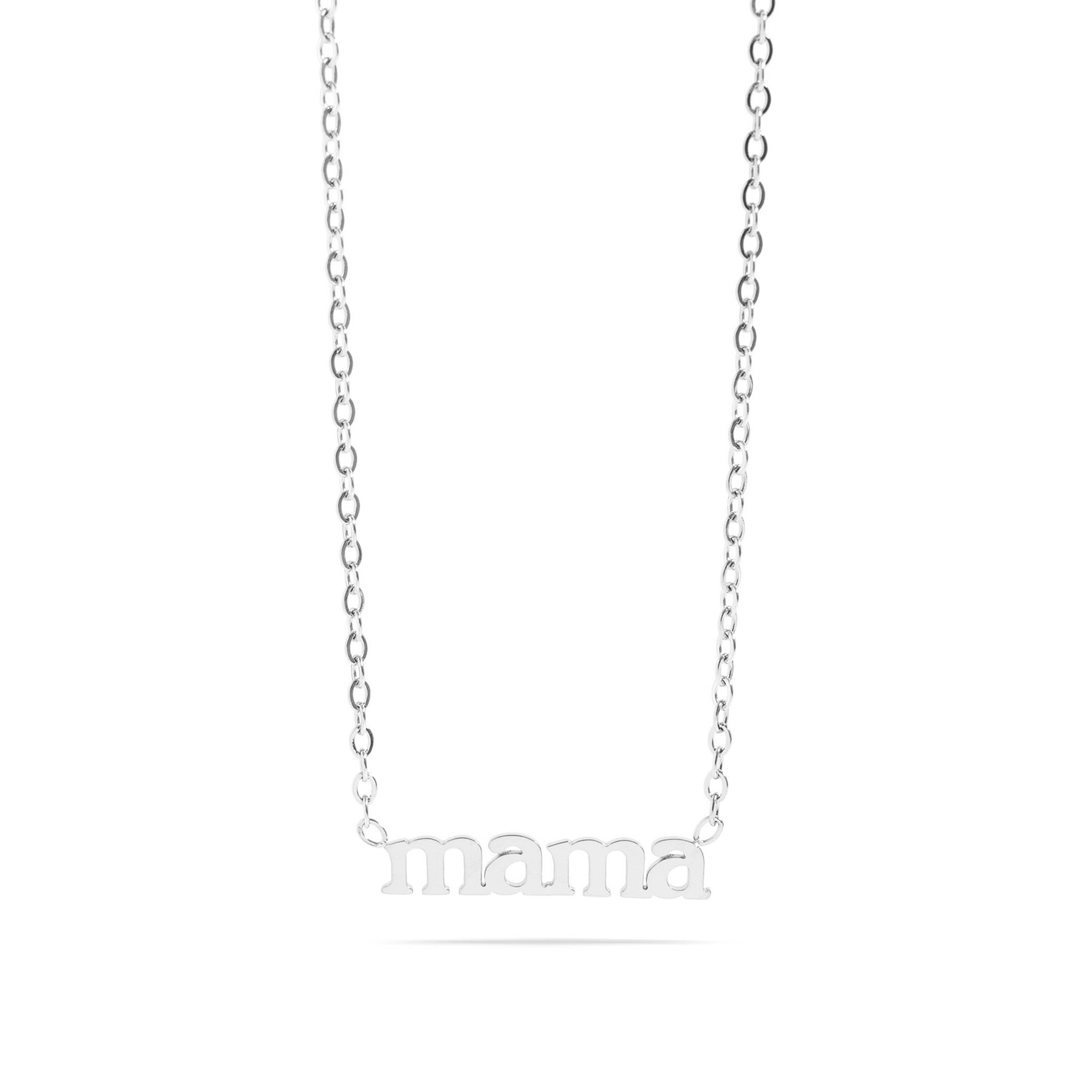 18K Gold PVD Stainless Steel Mama Necklace