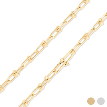 18K Gold PVD Stainless Steel Hardware Necklace
