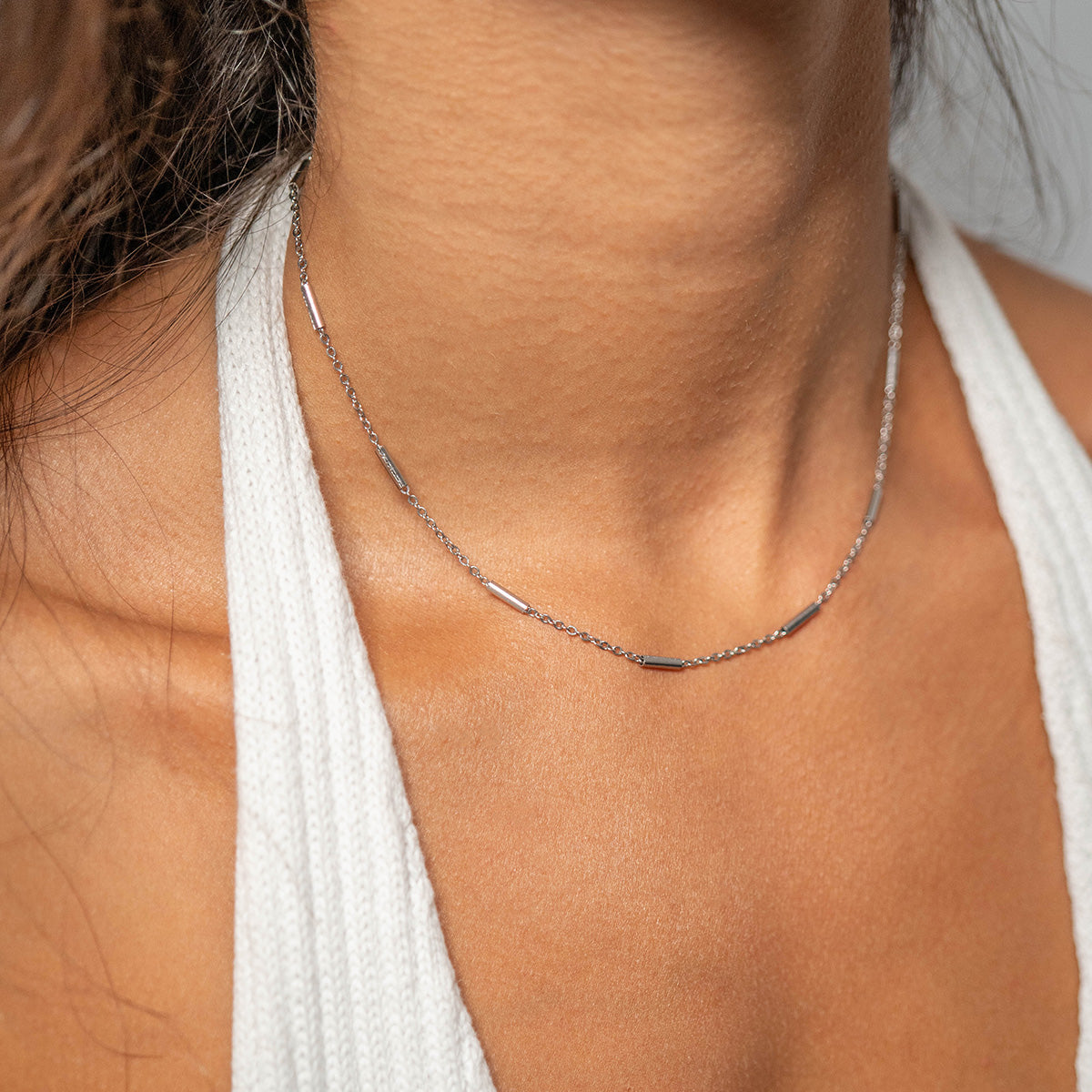 Gold Satellite Necklace – 18K Gold Chain | Hypoallergenic Stainless Steel Jewelry