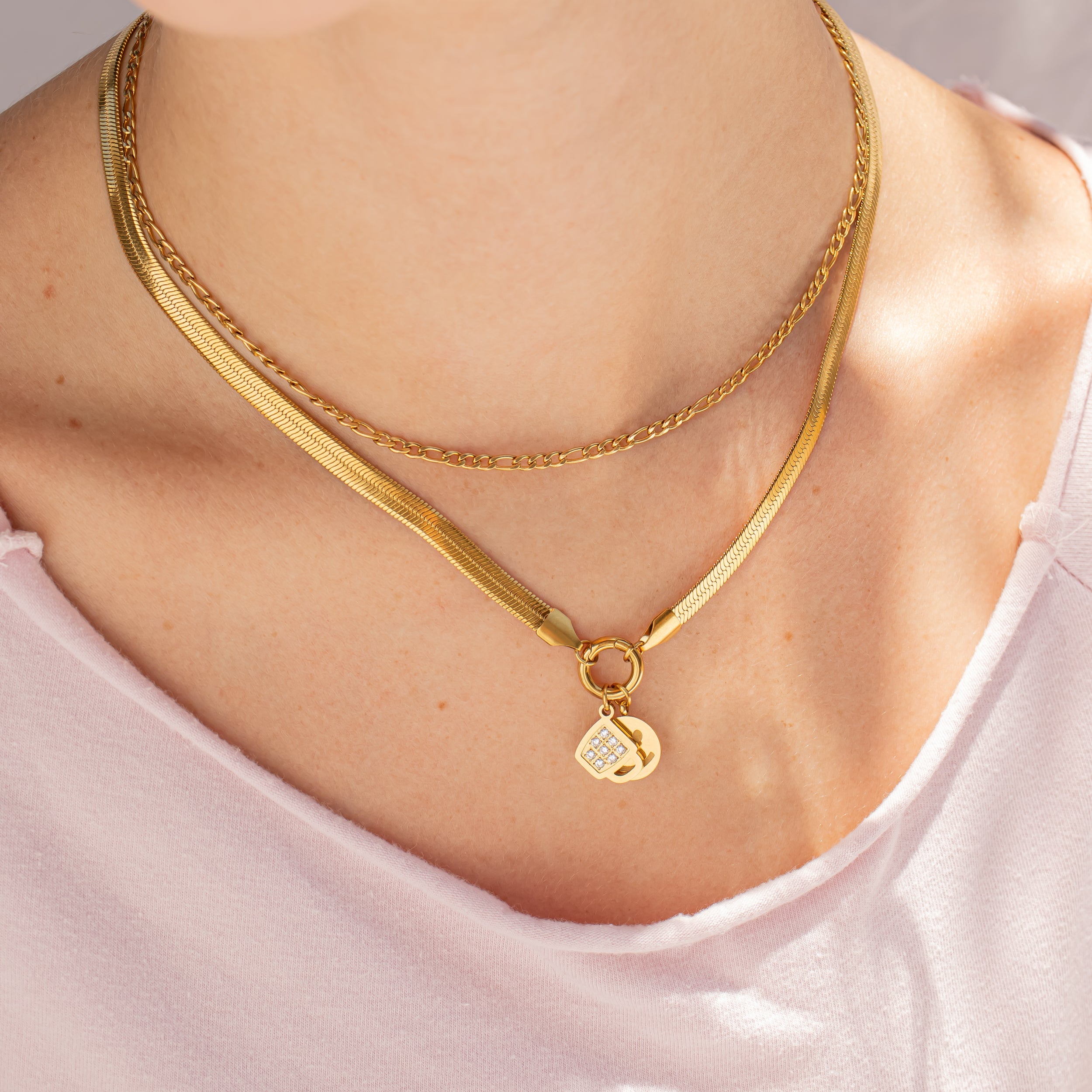 Gold Coffee Cup Charm – 18K PVD Coated Stainless Steel Pendant | Hypoallergenic Jewelry