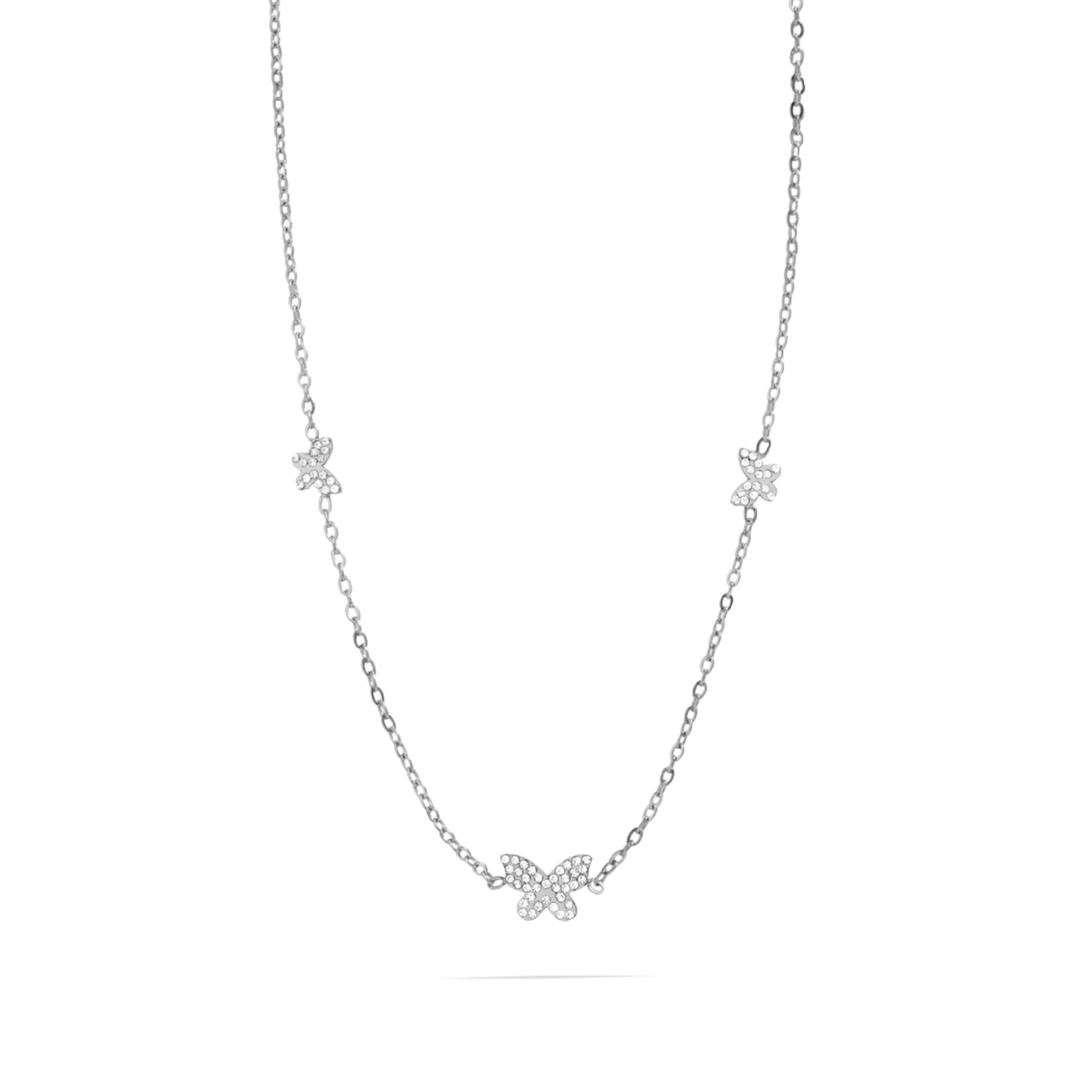 Silver Butterfly Necklace