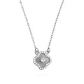 Gold Floral Necklace – 18K Gold PVD Stainless Steel Adjustable Chain Jewelry