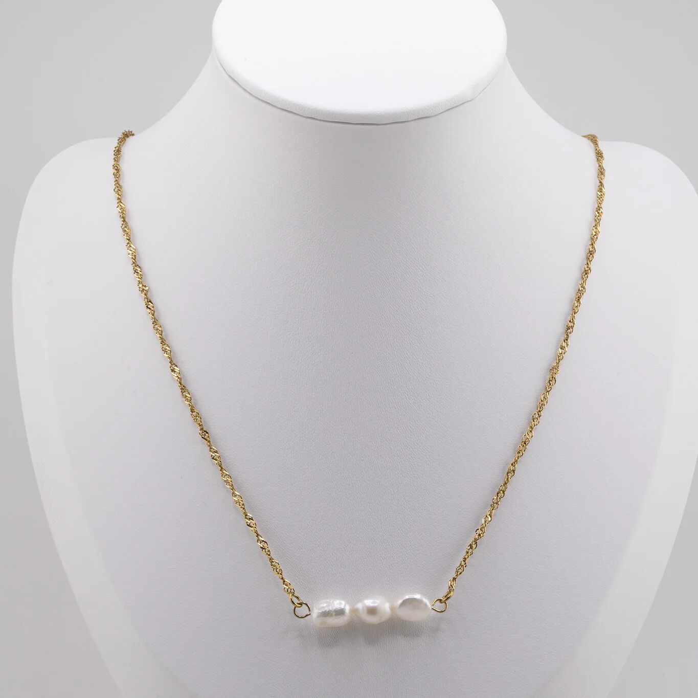 Gold Singapore Split Chain