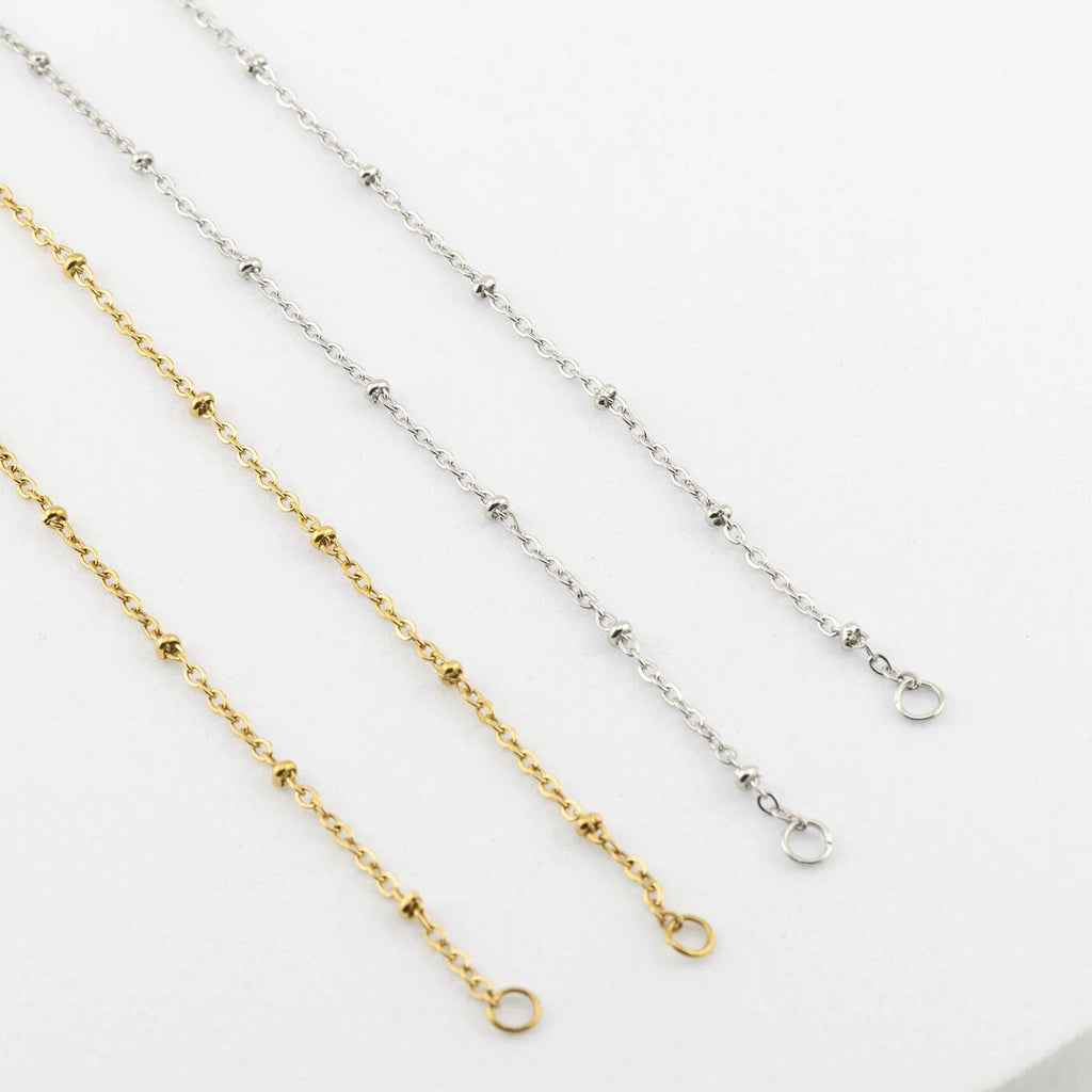Gold and Stainless Satellite Split Chains