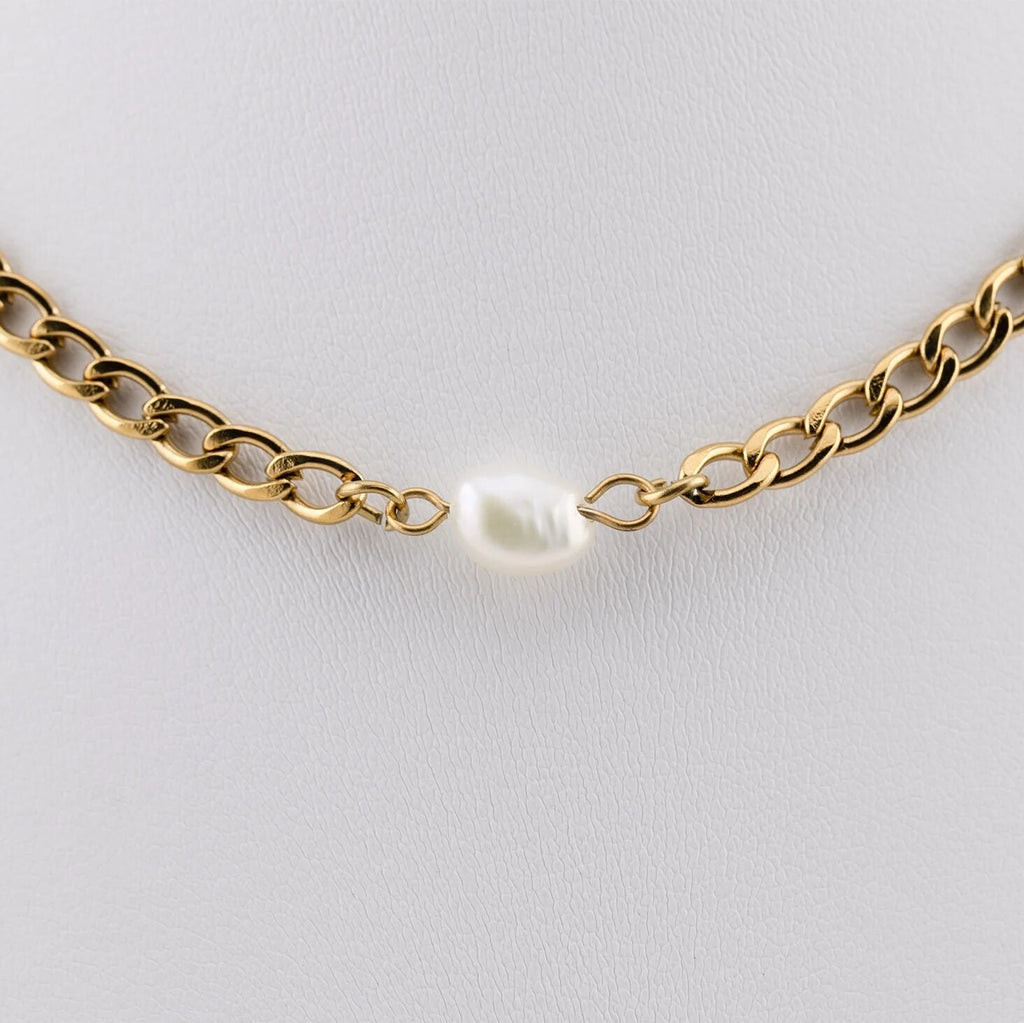 Gold Figaro Split Chain