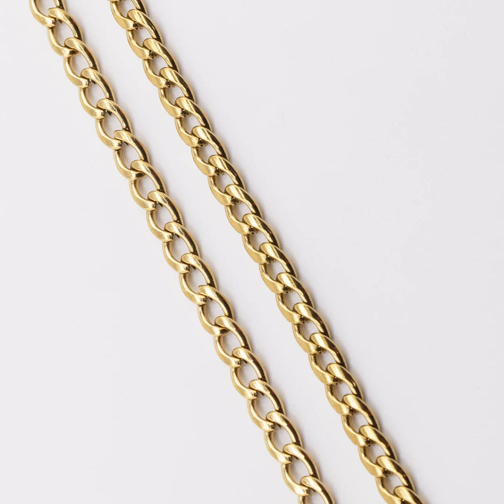 Gold Figaro Split Chain
