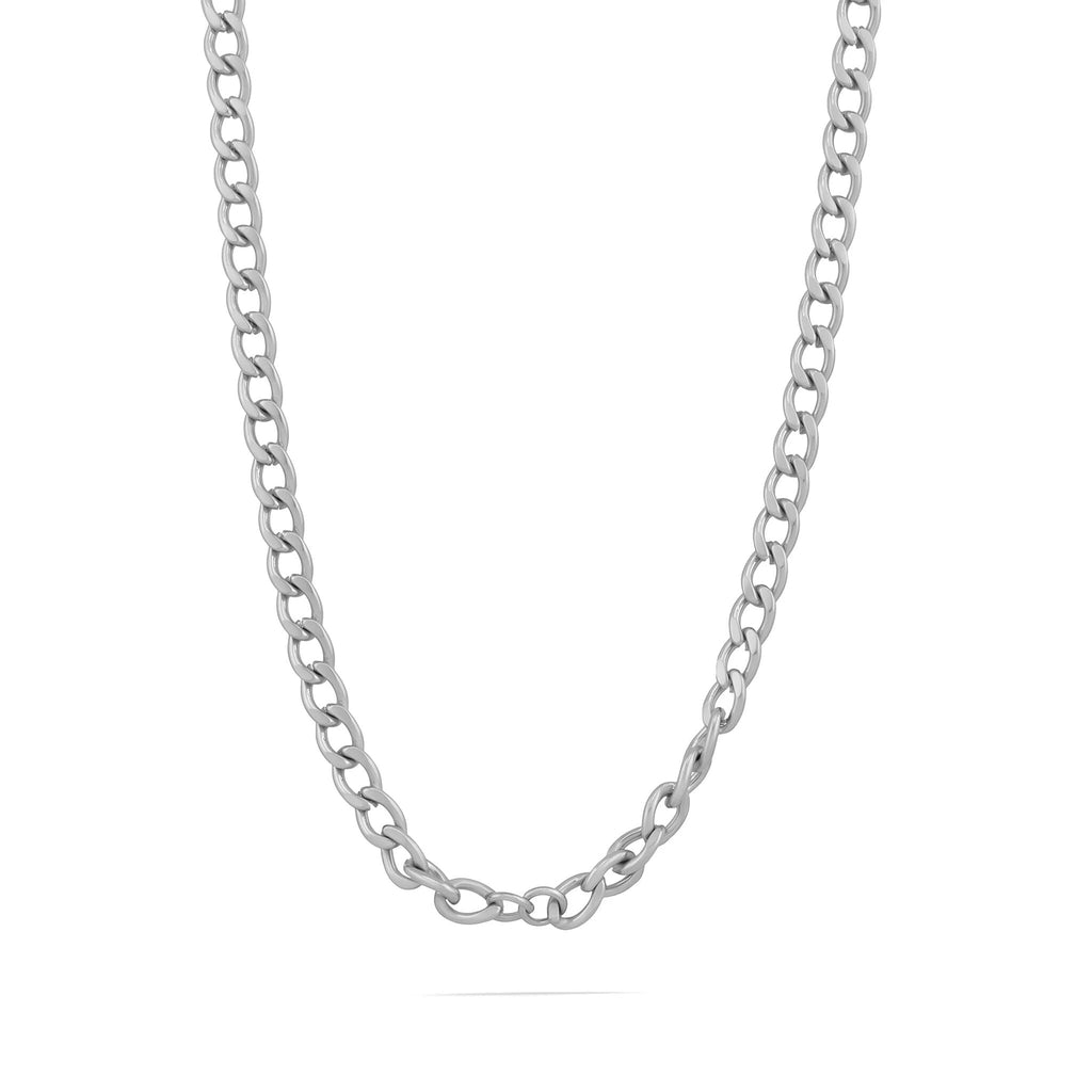 Figaro Gold Chain - 18K Gold PVD Coated Stainless Steel Split Link Necklace