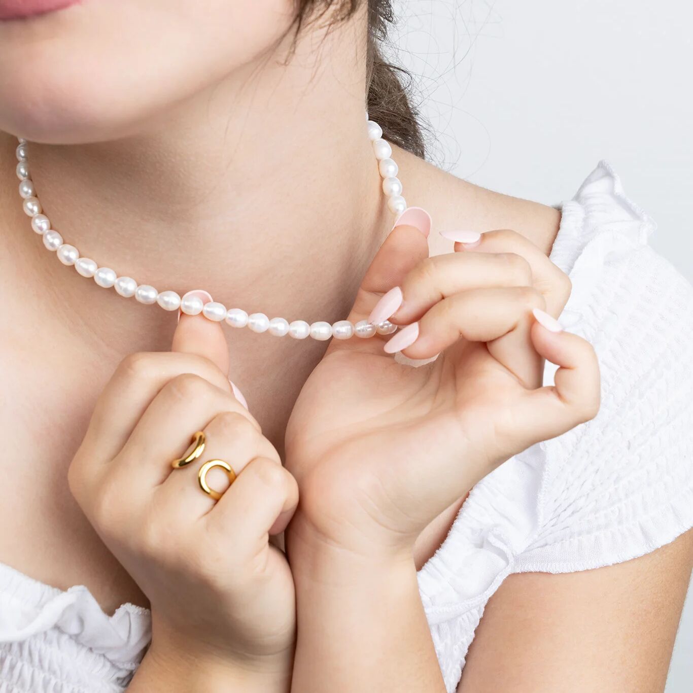 Freshwater Pearl Beaded Necklace