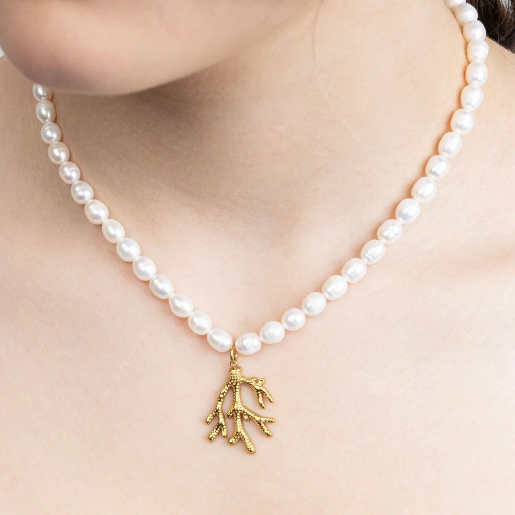 Freshwater Pearl Beaded Necklace