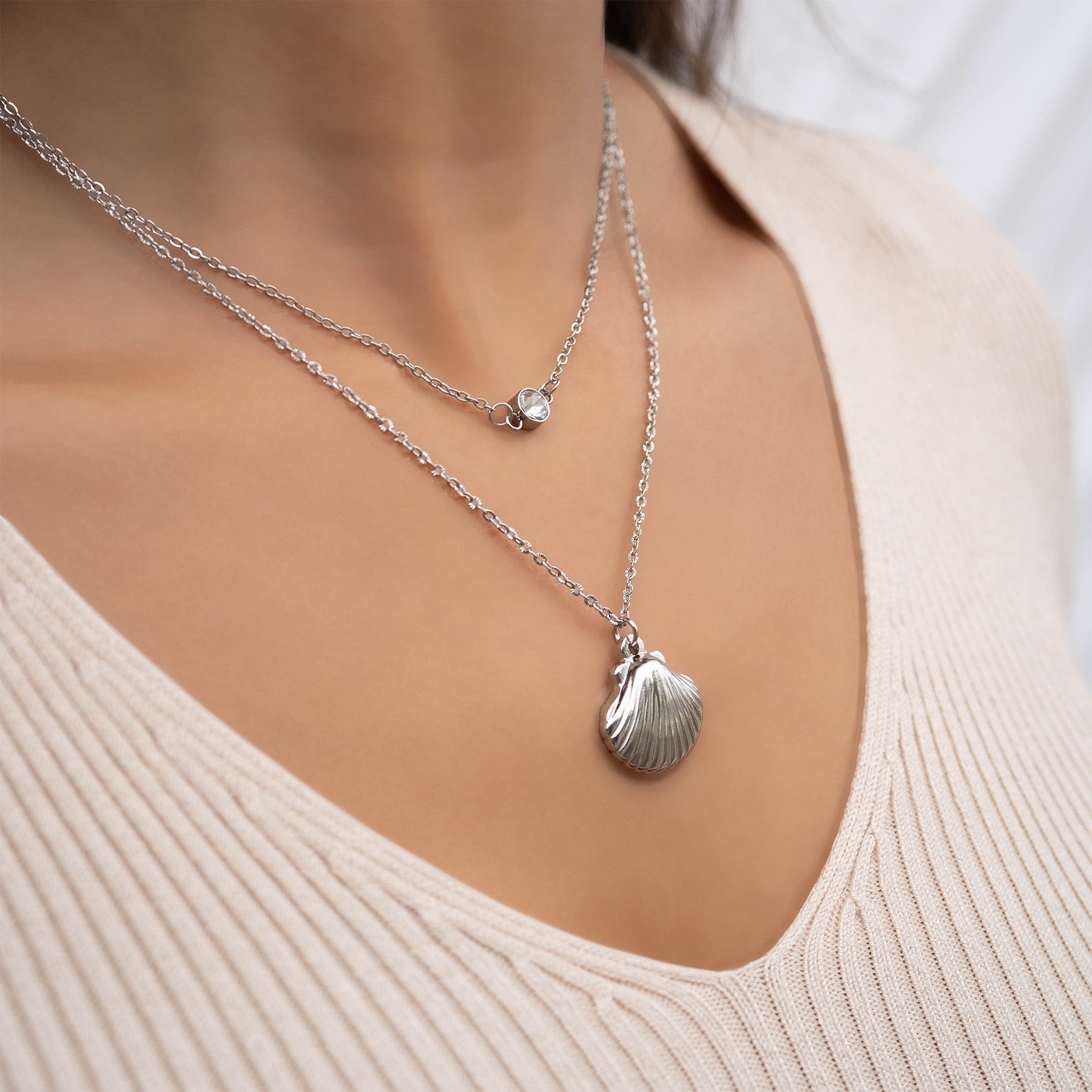 Gold Shell Charm – 18K Gold PVD Coated Stainless Steel Pendant Accessory