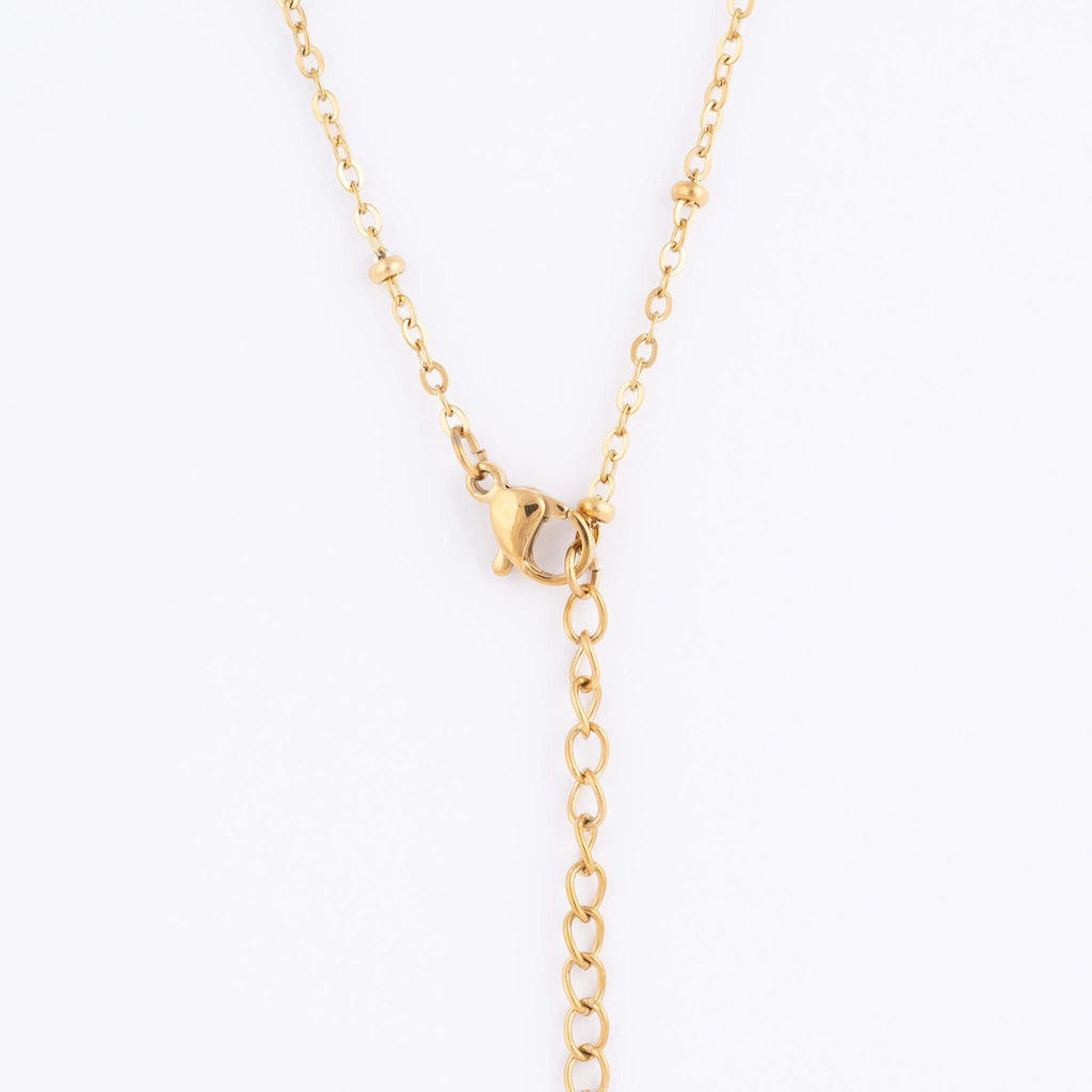 Wholesale jewelry 14K Gold Filled Plus Crimped Oval Link Chain Necklace- Clasp 