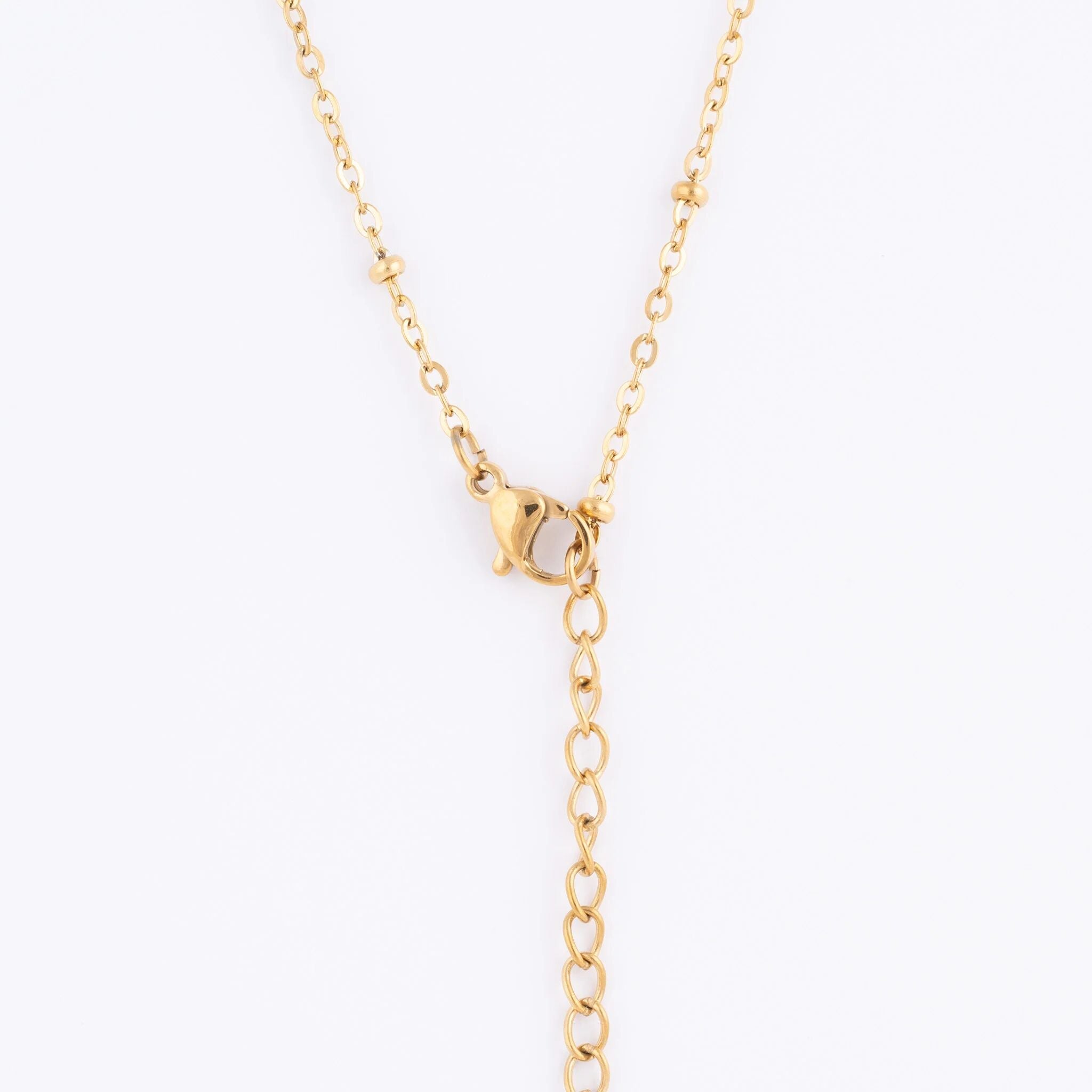 Wholesale jewelry 14K Gold Filled Plus Crimped Oval Link Chain Necklace- Clasp 