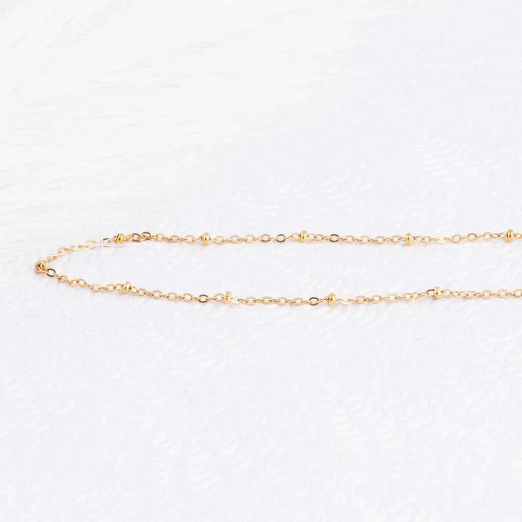 Wholesale jewelry 14K Gold Filled Plus Crimped Oval Link Chain Necklace- Studio 