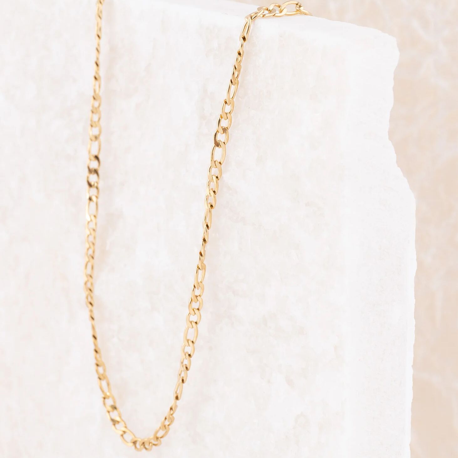 Wholesale jewelry 14K Gold Filled Plus Figaro Chain Necklace- studio 