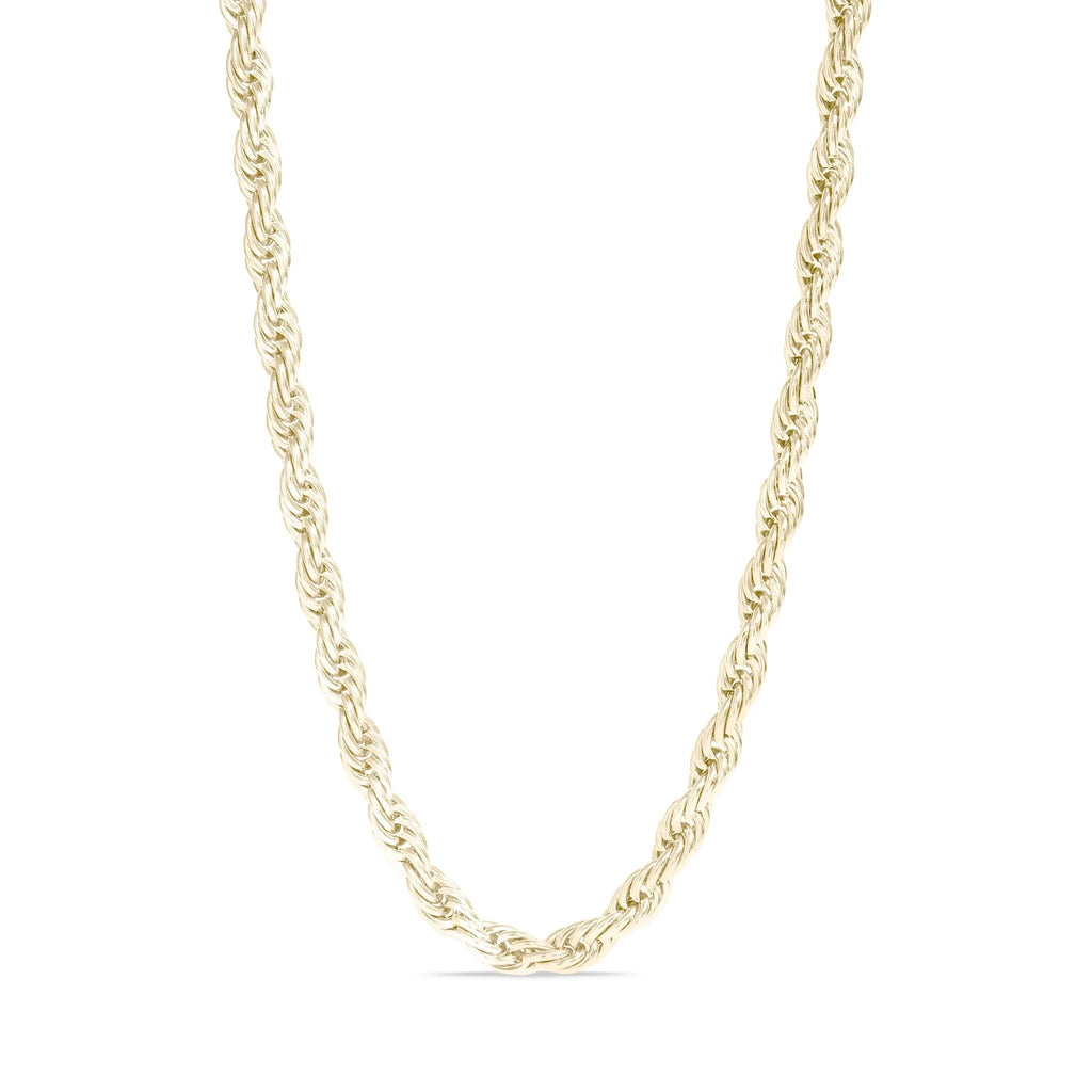 Gold Rope Chain Necklace - 14K Gold Filled PLUS, Tarnish Resistant, 16"