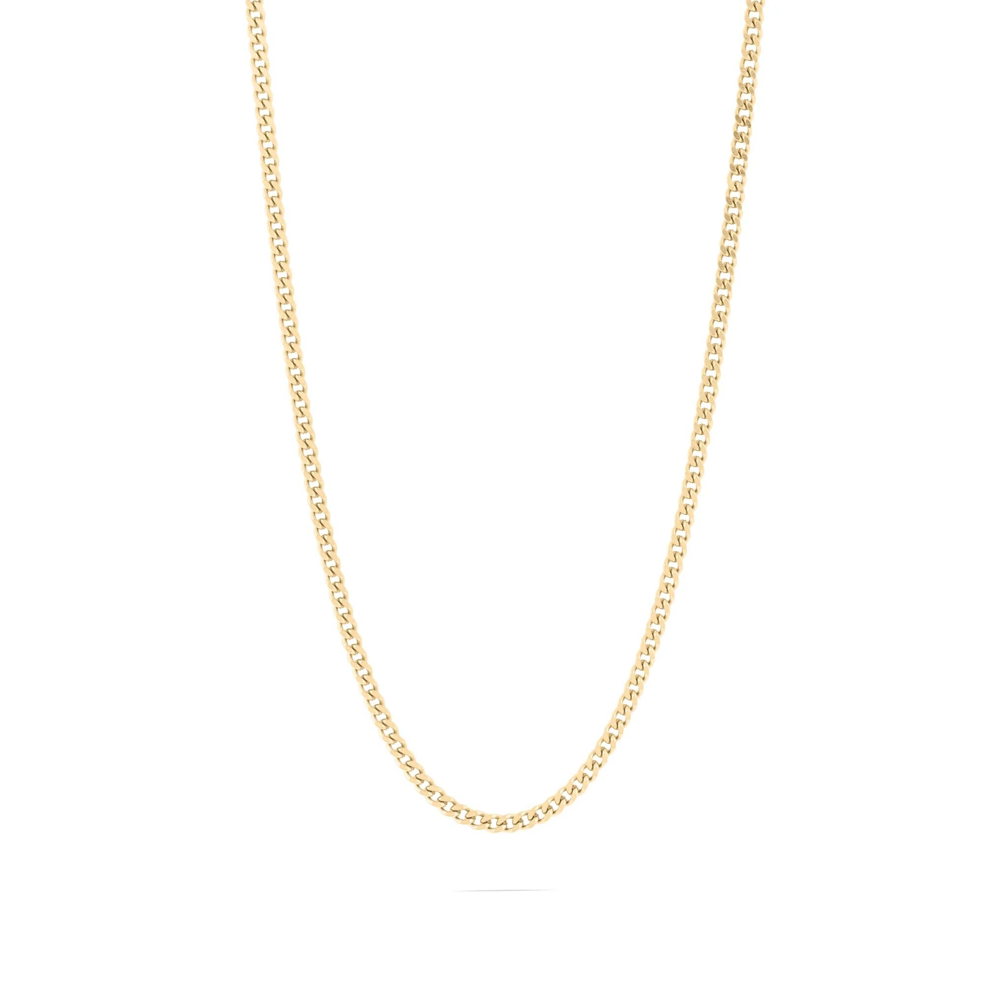 Wholesale Jewelry 14K Gold Filled Plus Diamond Cut Curb Chain- Main