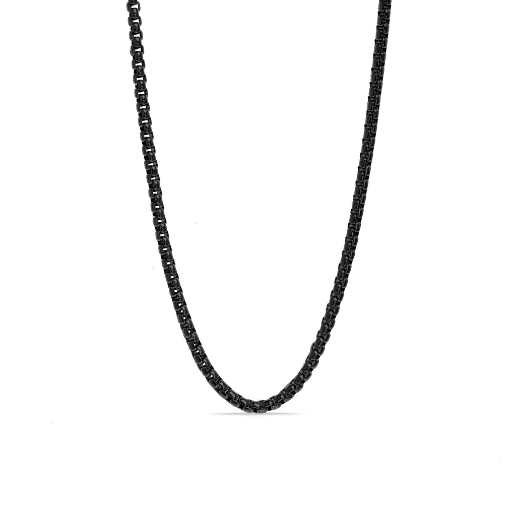 18K Gold PVD Stainless Steel Rounded Box Chain / CHN9952