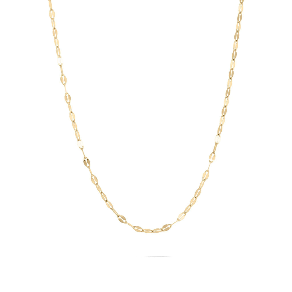 Wholesale jewelry 14K Gold Filled Plus Lip Chain Necklace- main