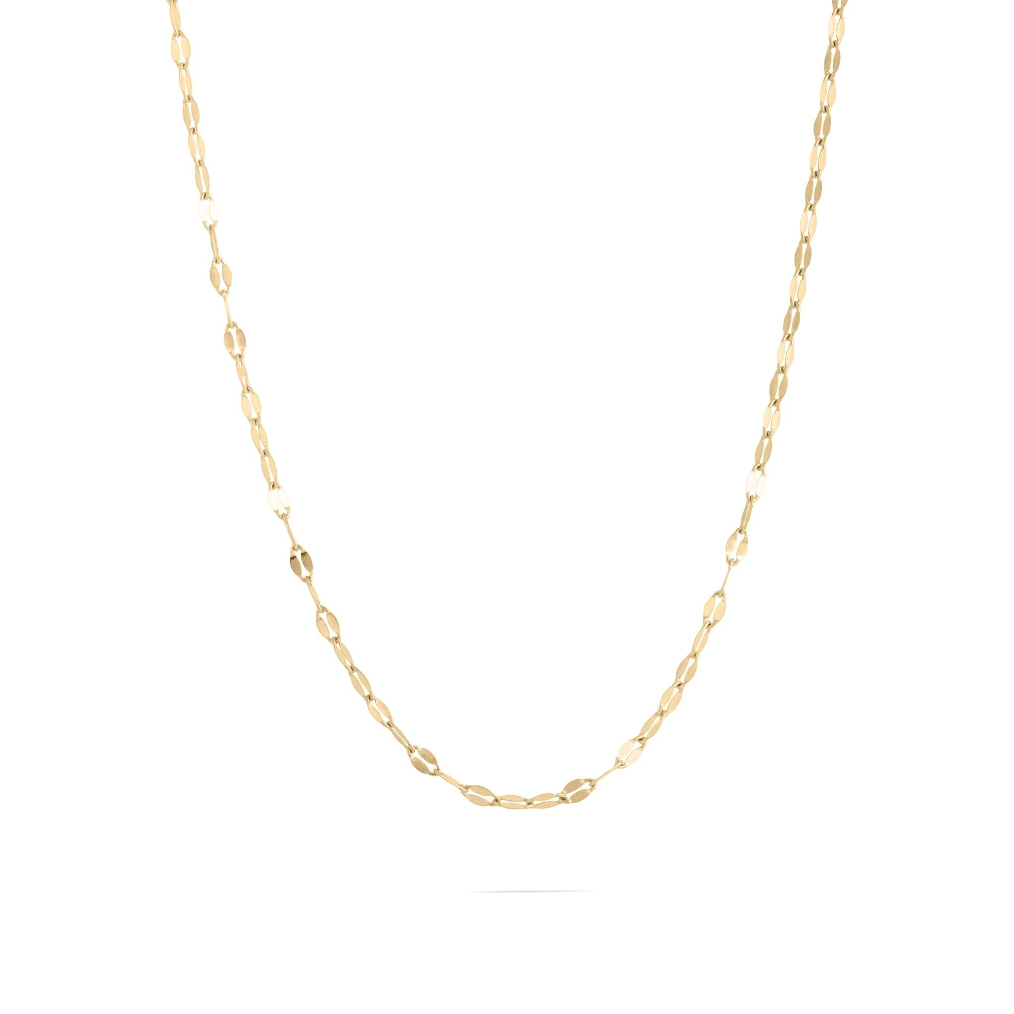 Wholesale jewelry 14K Gold Filled Plus Lip Chain Necklace- main
